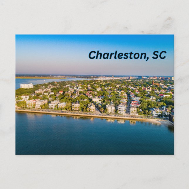 Charleston, South Carolina Bay View  Postcard (Front)
