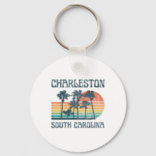 Charleston South Carolina Beach Summer Vacation Vi Key Ring