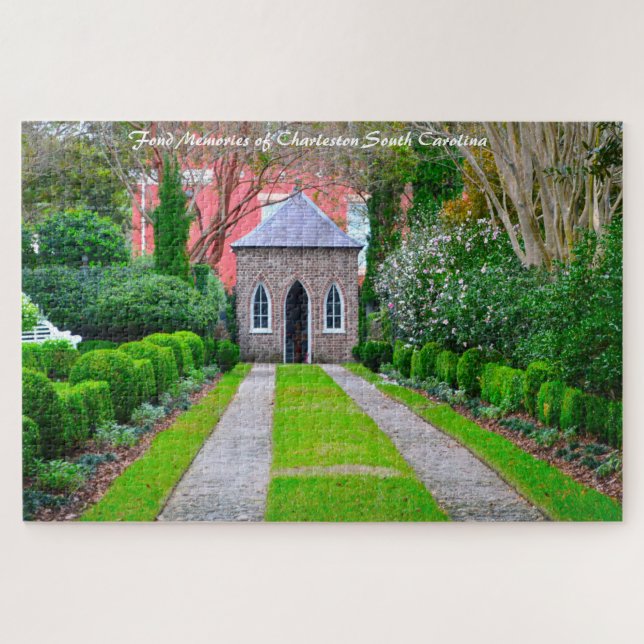 Charleston South Carolina. Christmas Greetings Jig Jigsaw Puzzle (Horizontal)