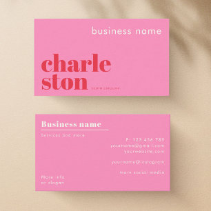 Charleston South Carolina company Business Card