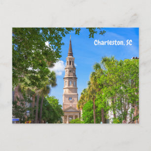 Charleston, South Carolina Historical Downtown Postcard