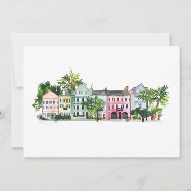 Charleston South Carolina Invitation (Front)