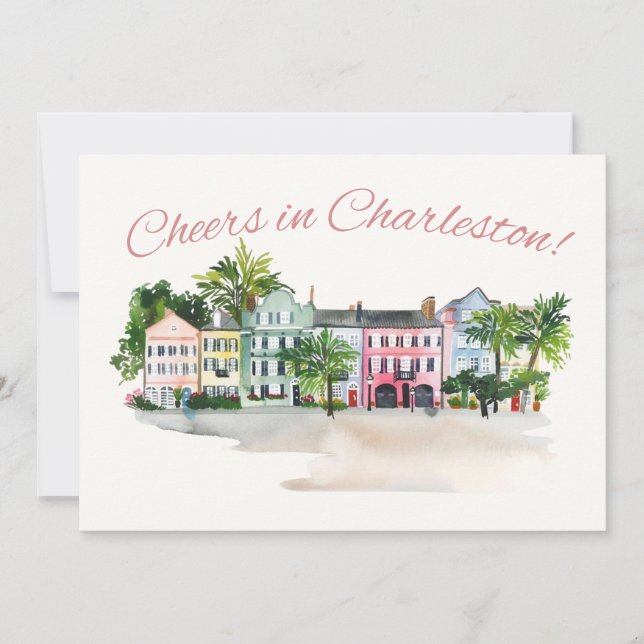 Charleston South Carolina Invitation (Front)