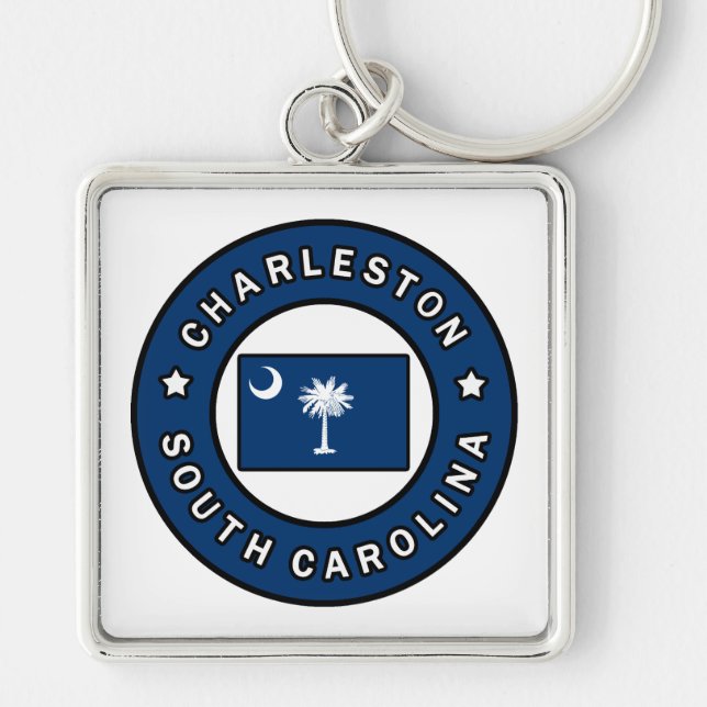 Charleston South Carolina Key Ring (Front)