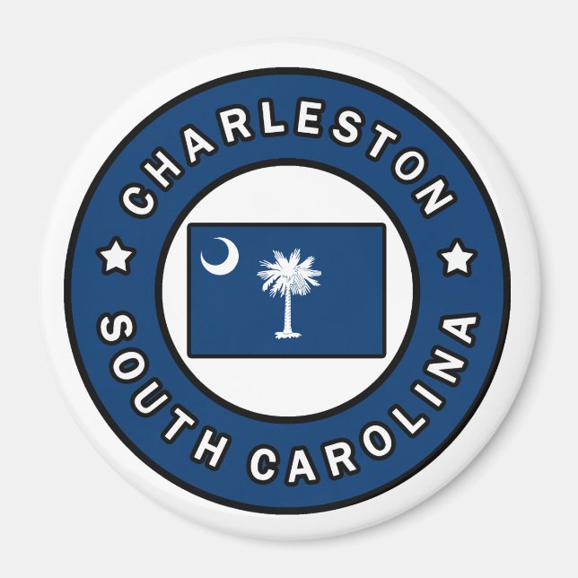 Charleston South Carolina Magnet (Front)