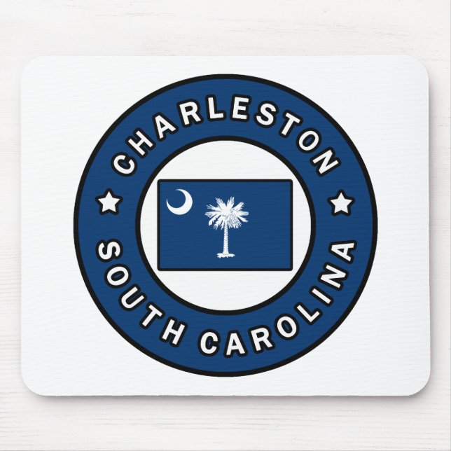Charleston South Carolina Mouse Mat (Front)