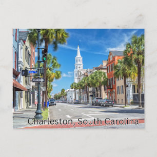 Charleston, South Carolina Postcard Souvenir