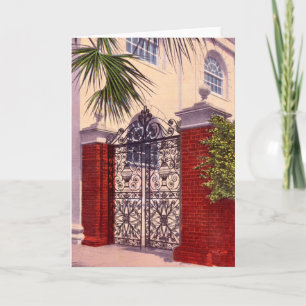 Charleston South Carolina Saint Michael's Church Card