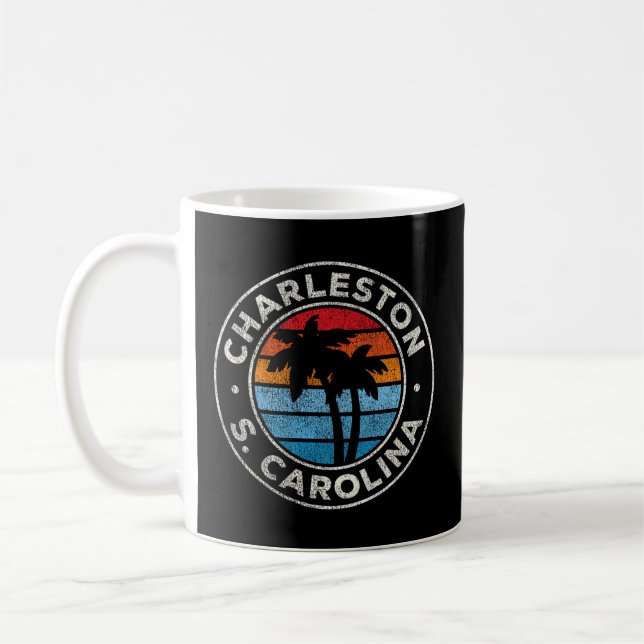 Charleston South Carolina Sc 70S Coffee Mug (Left)