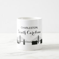 Charleston South Carolina Skyline Coffee Mug