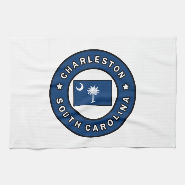 Charleston South Carolina Tea Towel (Horizontal)