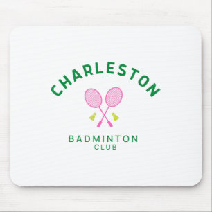 Charleston South Carolina Tennis Badminton Club Mouse Mat