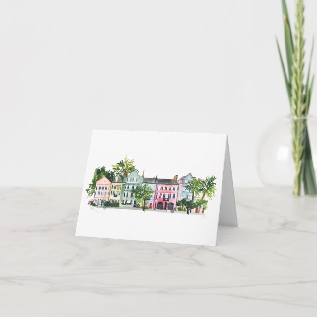 Charleston South Carolina Thank You Card (Front)