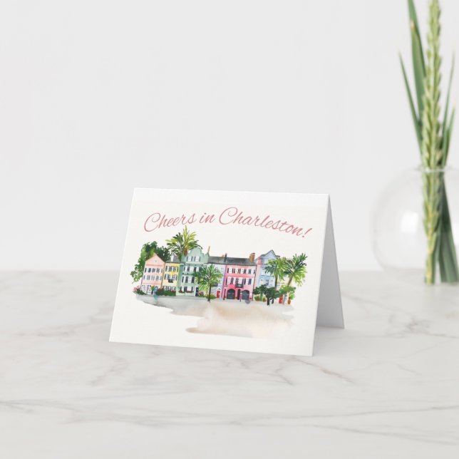 Charleston South Carolina Thank You Card (Front)