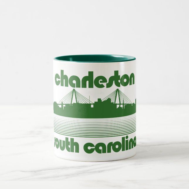 Charleston, South Carolina Two-Tone Coffee Mug (Center)
