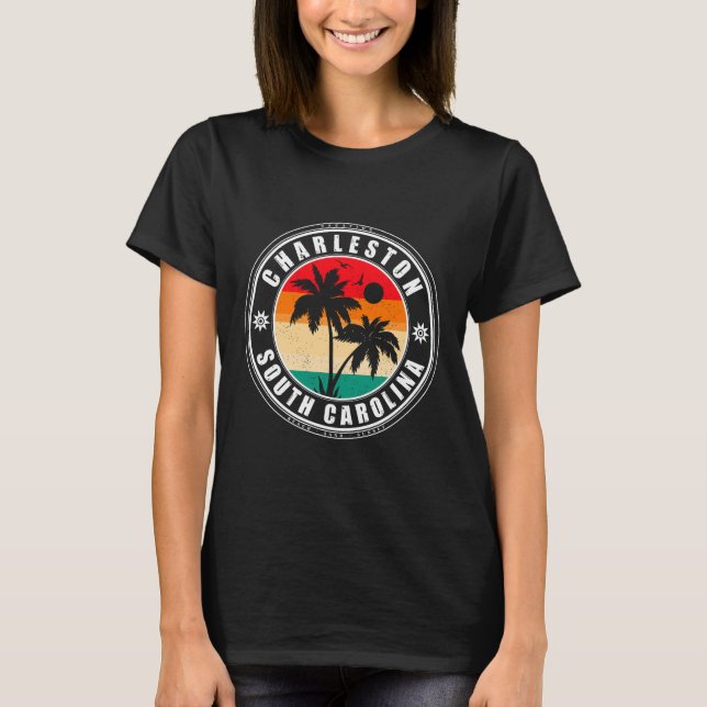 Charleston South Carolina - Vintage 60s Souvenirs T-Shirt (Front)