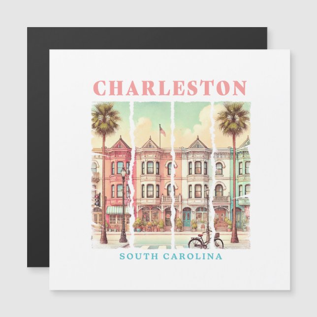 Charleston, South Carolina – Vintage King Street (Front/Back)