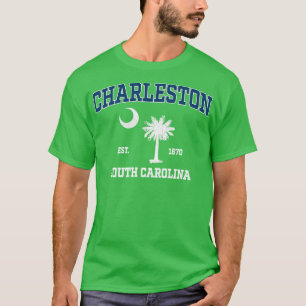Charleston South olina Palmetto Athletic Arch T-Shirt