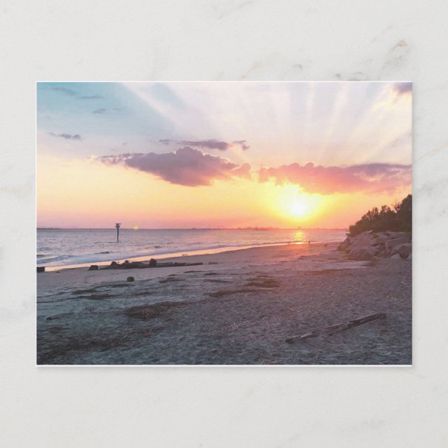 Charleston Sunset Postcard (Front)