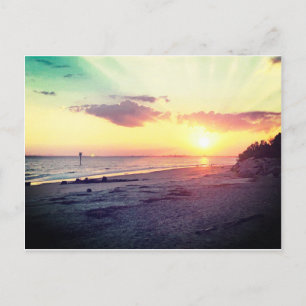 Charleston Sunset Postcard