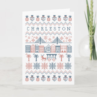 Charleston Ugly Sweater Print Holiday Card