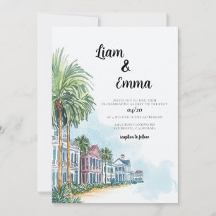 Charleston Wedding Destination Invitation