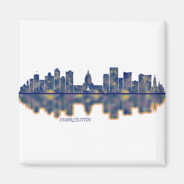 Charleston West Virginia Magnet (Front)