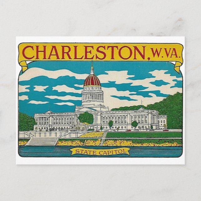  Charleston, West Virginia  Postcard (Front)