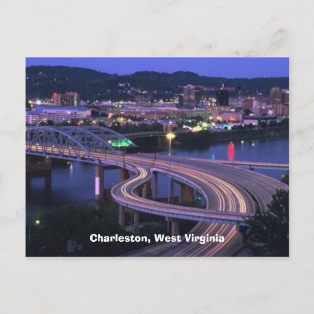 Charleston, West Virginia Postcard (Front)