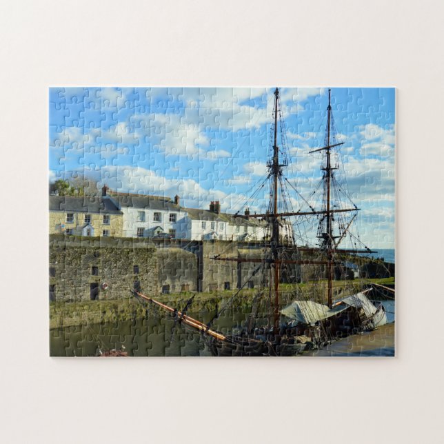 Charlestown Cornwall England Poldark Location Jigsaw Puzzle (Horizontal)