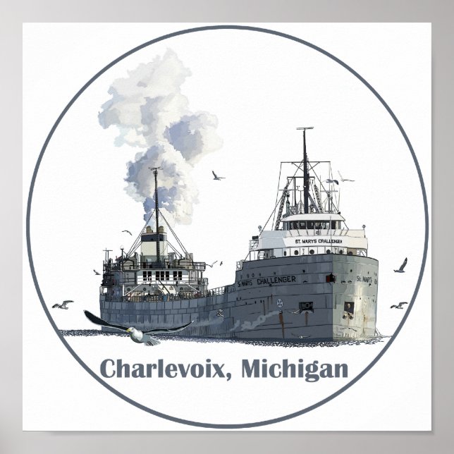 Charlevoix, Michigan Poster (Front)