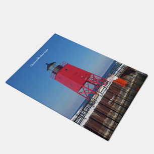 Charlevoix Pierhead Light door mat
