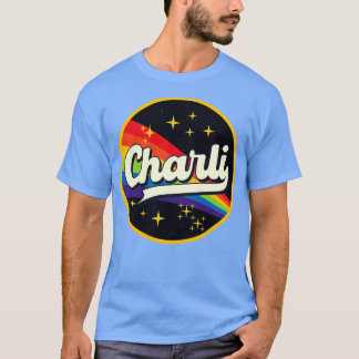 Charli Rainbow In Space Vintage Style T-Shirt