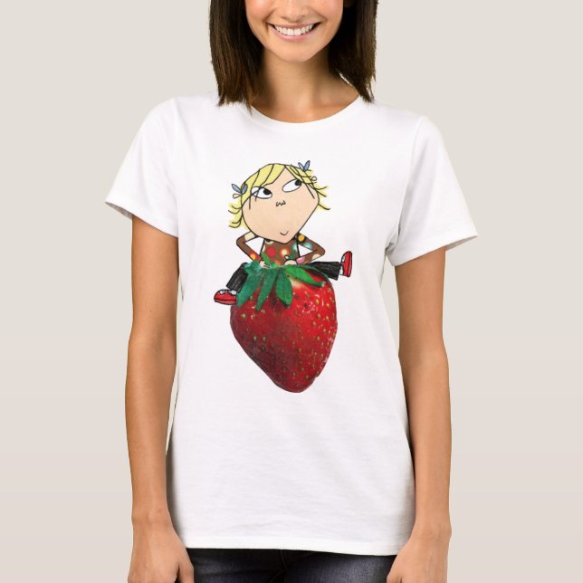 Charlie and lola - Lola on a Strawberry T-Shirt (Front)