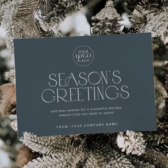 CHARLIE Blue Easy Company Logo Business Christmas Holiday Card (CHARLIE Blue Easy Company Logo Business Christmas Holiday Card)