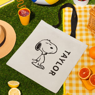 Charlie Brown and Gang Confetti Birthday Tote Bag