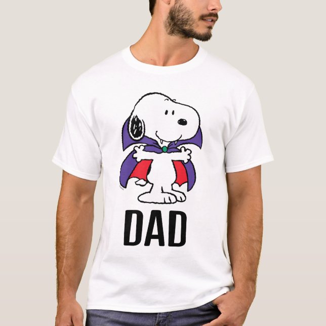 Charlie Brown and Gang Halloween Birthday Dad T-Shirt (Front)