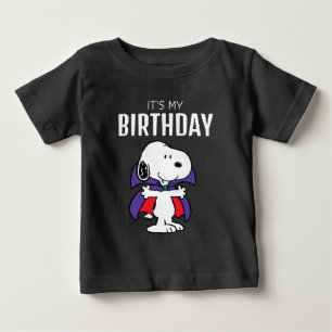 Charlie Brown and Gang Halloween Birthday Party Baby T-Shirt
