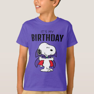 Charlie Brown and Gang Halloween Birthday Party T-Shirt