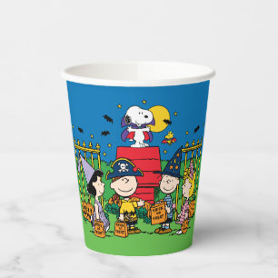 Charlie Brown and Gang Halloween Party Paper Cups