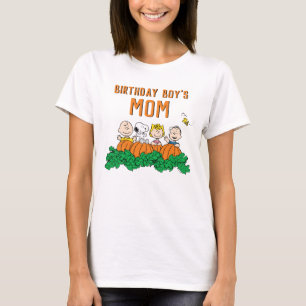 Charlie Brown and Gang Pumpkin Birthday Mum T-Shirt