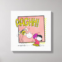 Charlie Brown and Lucy Football Comic Graphic