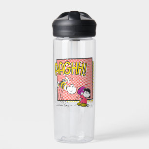 Charlie Brown and Lucy Football Comic Graphic Water Bottle