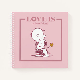 Charlie Brown & Snoopy - Love is a Best Friend Notebook