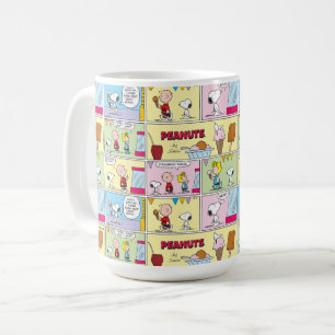 Charlie Brown, Snoopy & Sally   Ice Cream Coffee Mug
