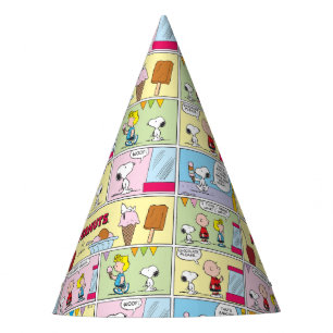 Charlie Brown, Snoopy & Sally   Ice Cream Party Hat