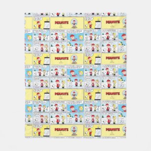 Charlie Brown   Snow Globe Fleece Blanket