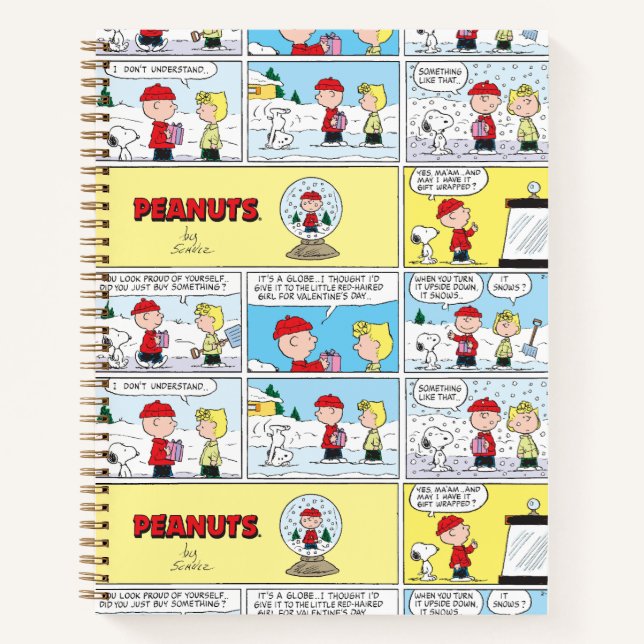 Charlie Brown | Snow Globe Notebook (Front)