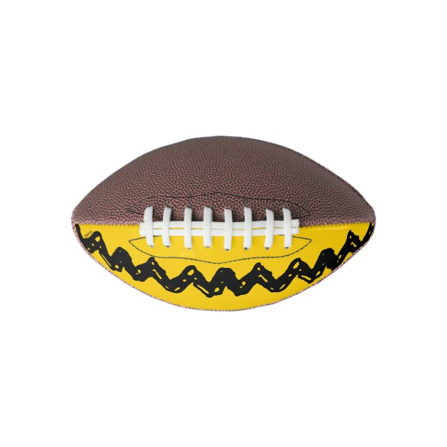 Charlie Brown Zig Zag Pattern American Football (Front)