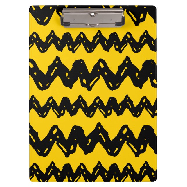 Charlie Brown Zig Zag Pattern Clipboard (Front)
